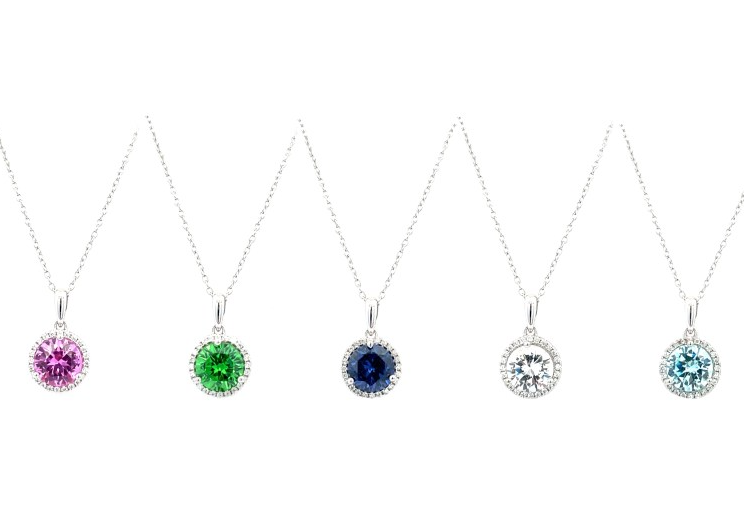 Collana con Punto Luce Tondo 1cm, Argento s925