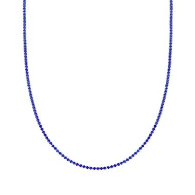 Collana Girocollo Tennis, 2.3mm REGOLABILE, Argento 925 con Zirconi