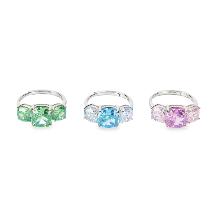 Anello Trilogy Big, in Argento Sterling 925