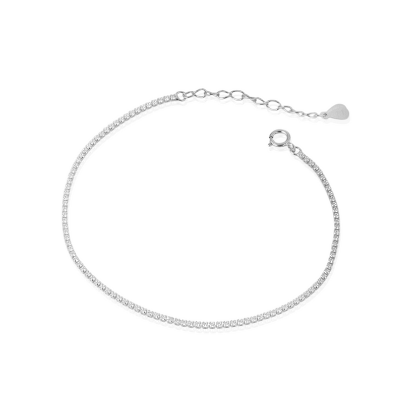 Mini Tennis 1mm, in Rose Gold and Yellow Gold
