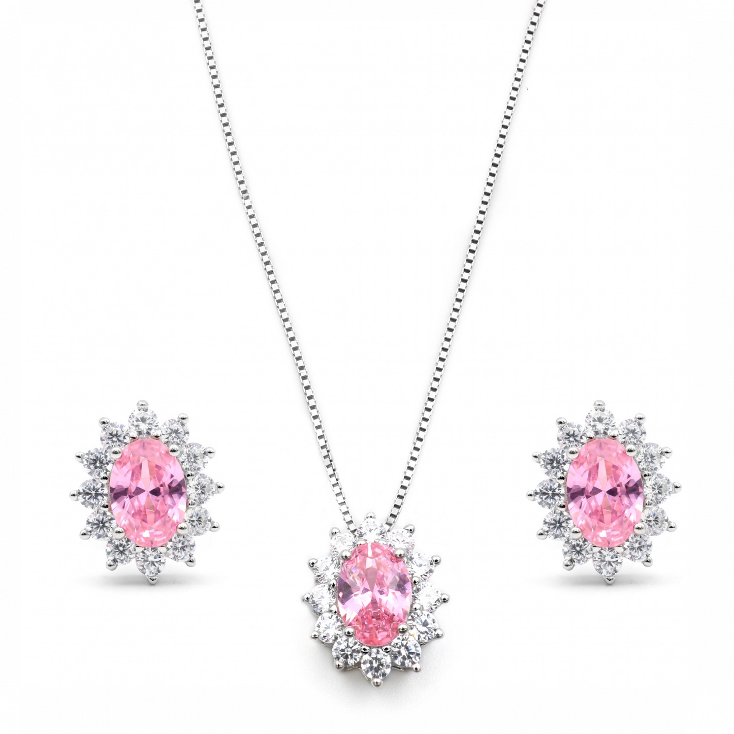 Set Kate Standard, in Argento sterling 925 e Zirconi