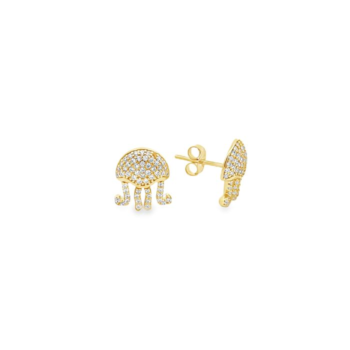 Orecchini Punto Luce in Argento 925 con Zirconi – Eleganza Discreta