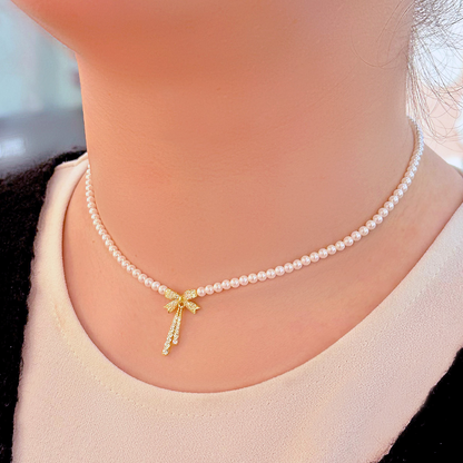 925 Silver Necklace with River Pearls
