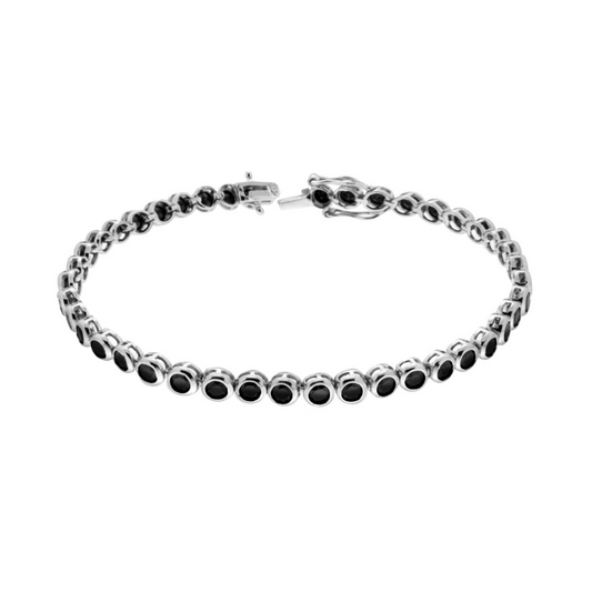 Bracciale Tennis Cipollina 3mm, Argento s925