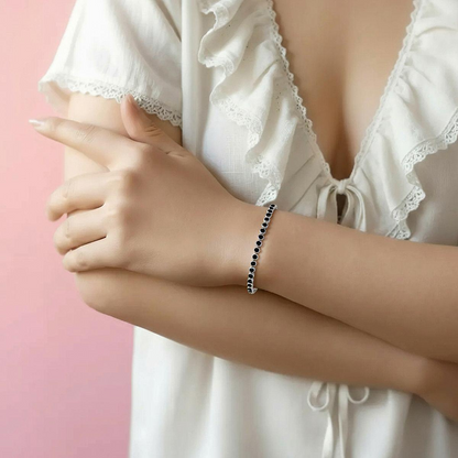 Bracciale Tennis Cipollina 3mm, Argento s925