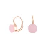 Square Earrings with Point of Light - Elegance and Brilliance