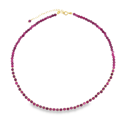 Collane con Tutte Pietre Naturali e Rondelle in Argento S925