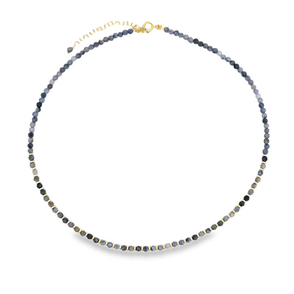 Collane con Tutte Pietre Naturali e Rondelle in Argento S925