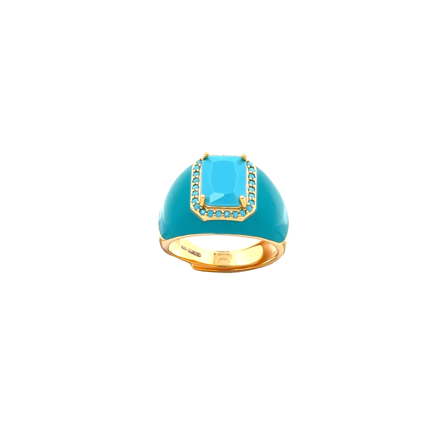 Anello Chevalier Turchese – Argento 925
