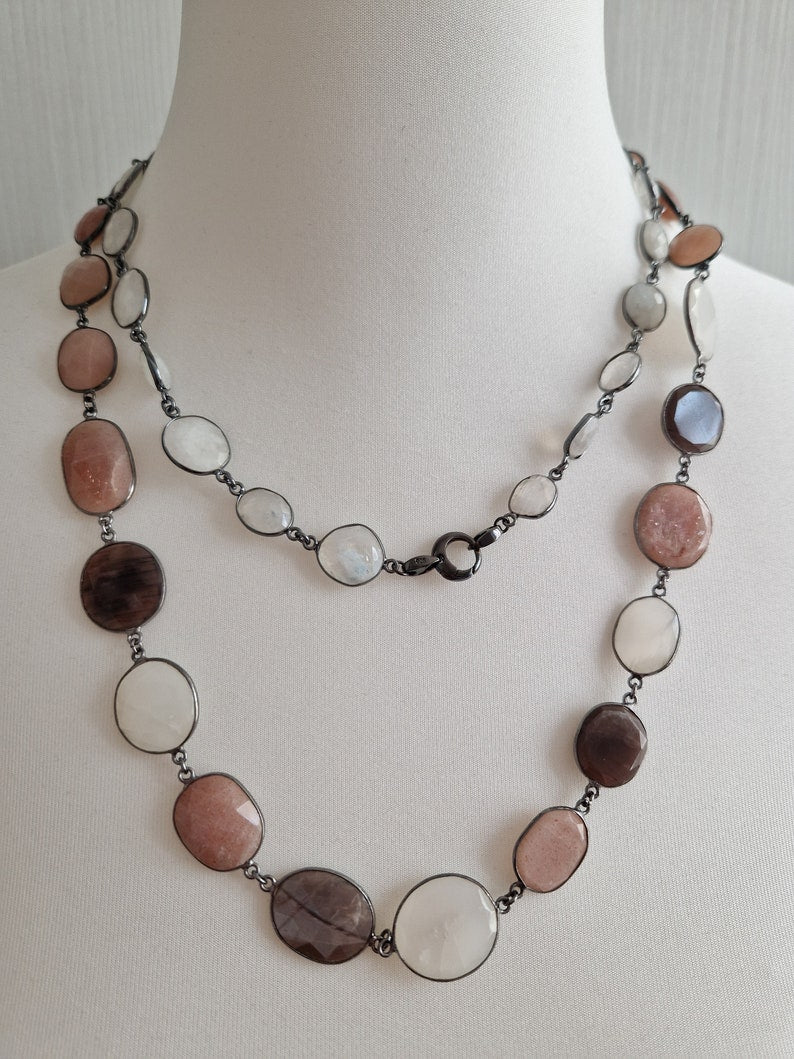 Semi-precious stone necklace