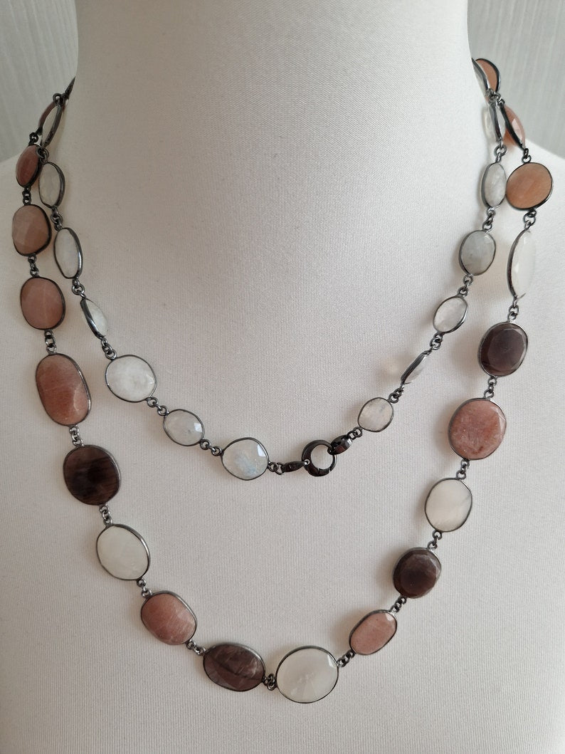 Semi-precious stone necklace