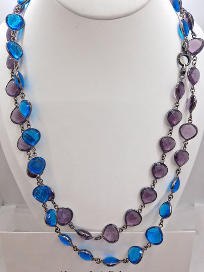 Long purple necklace