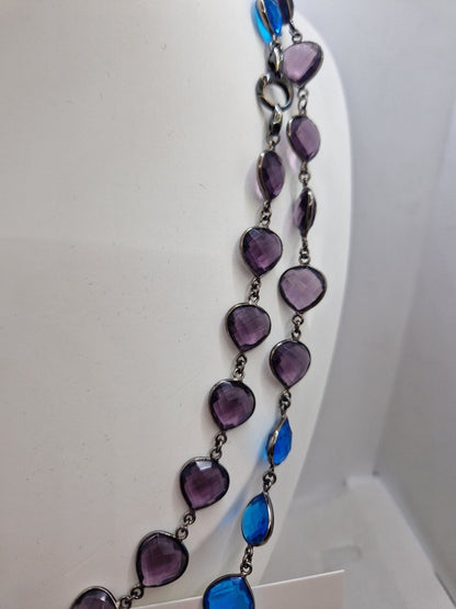 Long purple necklace