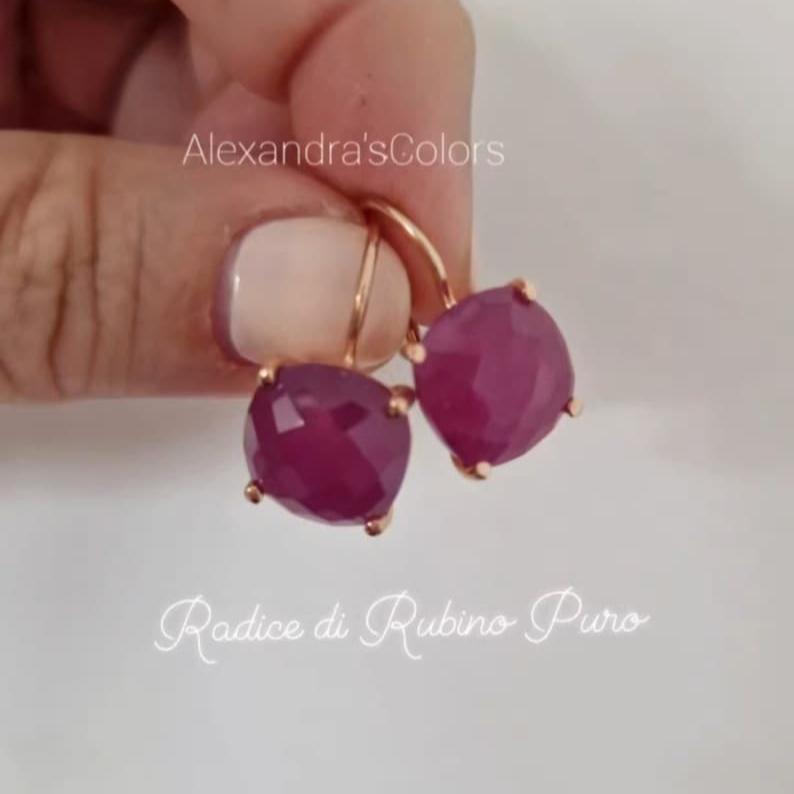 Precious Stone Earrings