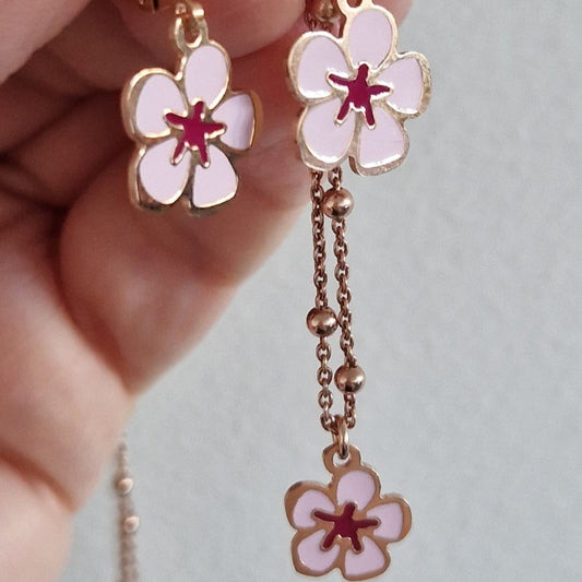 Pink flower set