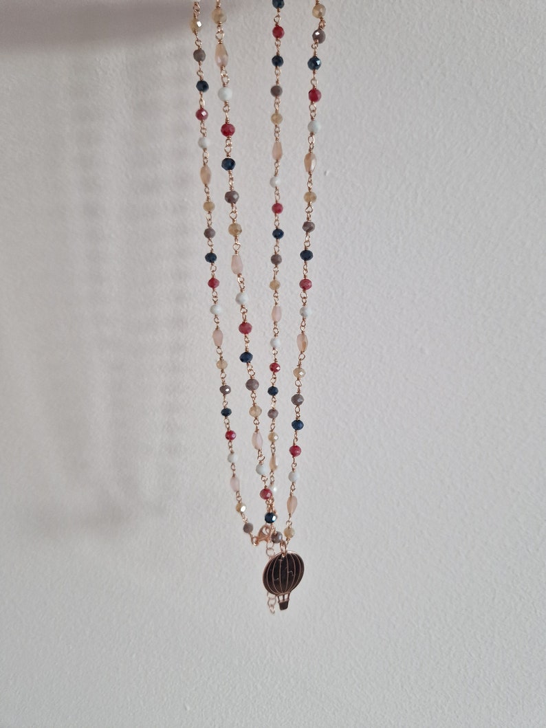 Necklaces in Silver, Rose Gold and Ruby 