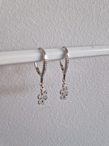 Snowflake earrings