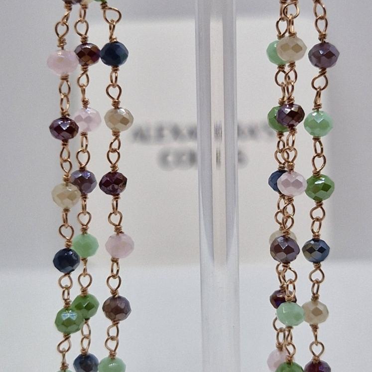 Long beaded earrings