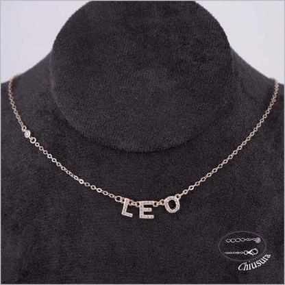 Zodiac Sign Necklaces, in 925 Silver with Zircons