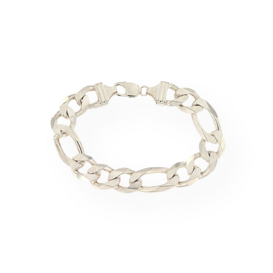 Bracciale Grumette Grande 3+1, 14mm, in Argento 925