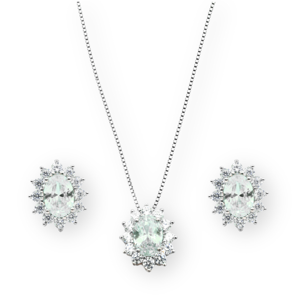 Set Kate Standard, in Argento sterling 925 e Zirconi