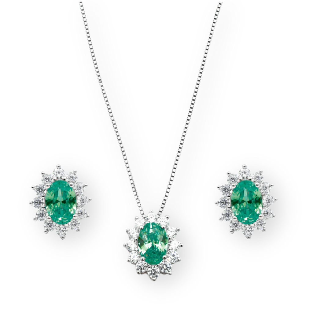 Set Kate Standard, in Argento sterling 925 e Zirconi