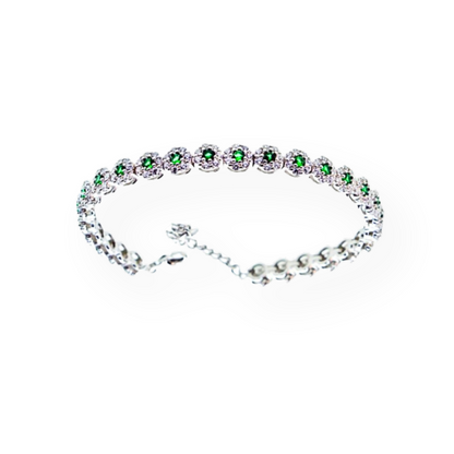 Bracciali Tennis Fiore Color in Argento 925