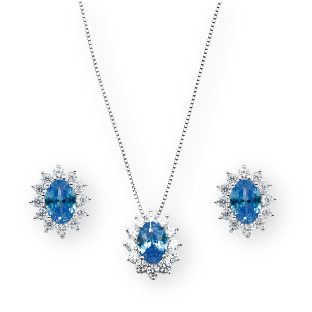 Set Kate Standard, in Argento sterling 925 e Zirconi