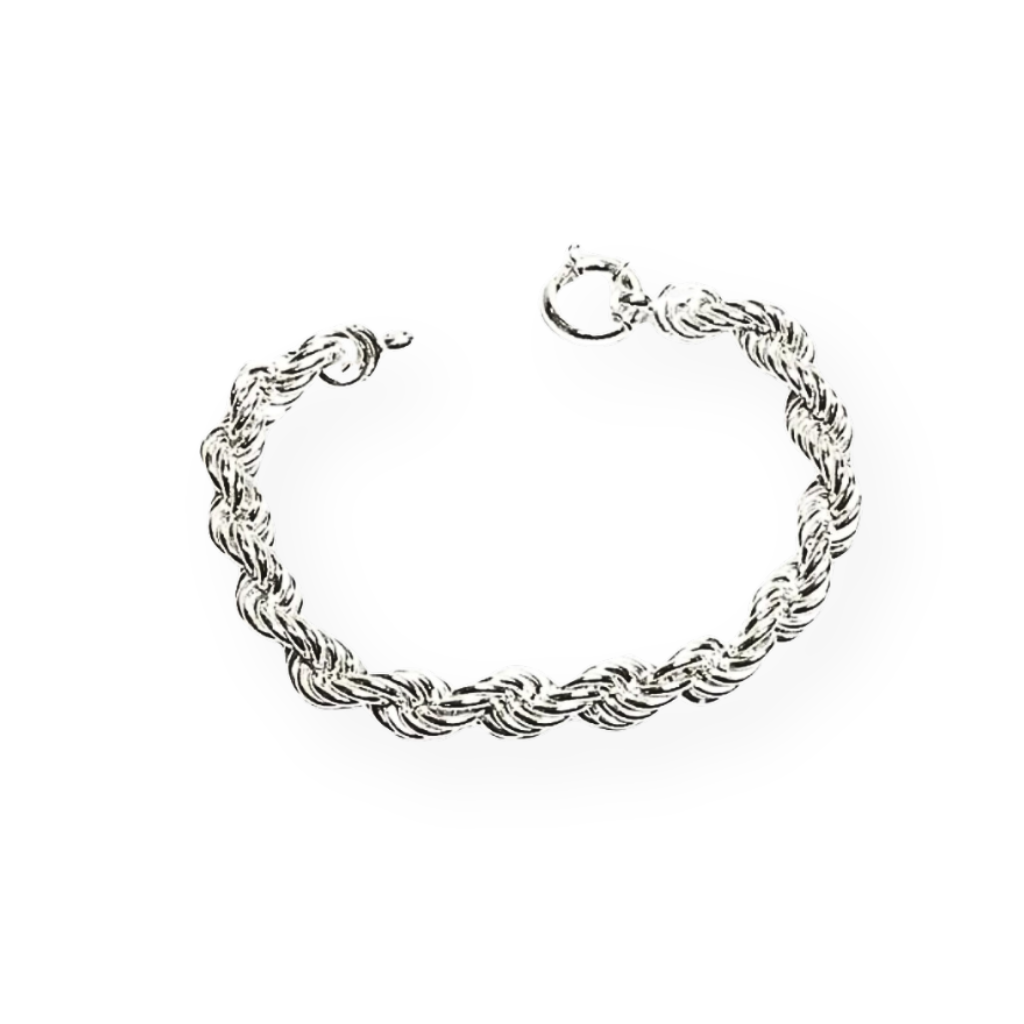 Bracciale Corda in Argento Sterling 925