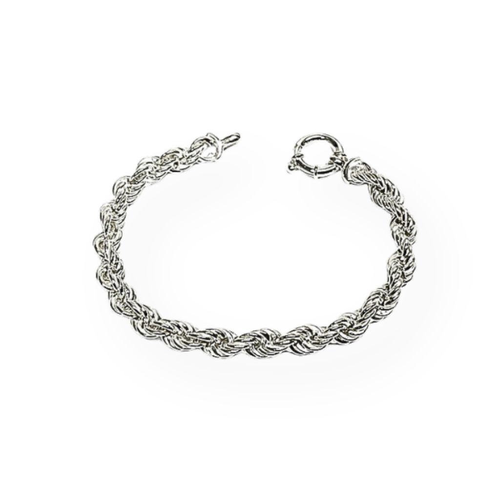 Bracciale Corda in Argento Sterling 925