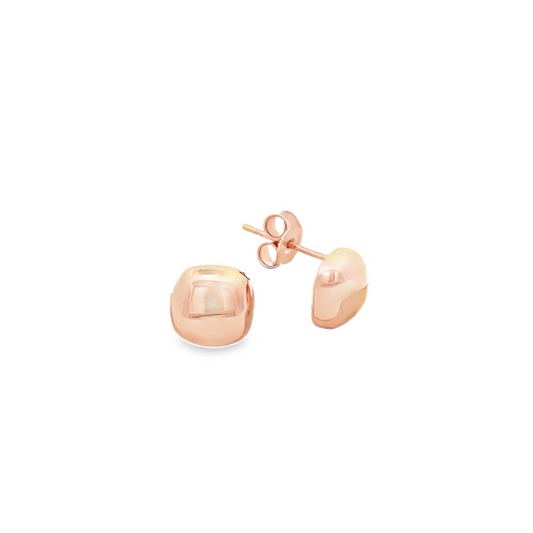 Daisy Stud Earrings with Zircon and Pearls