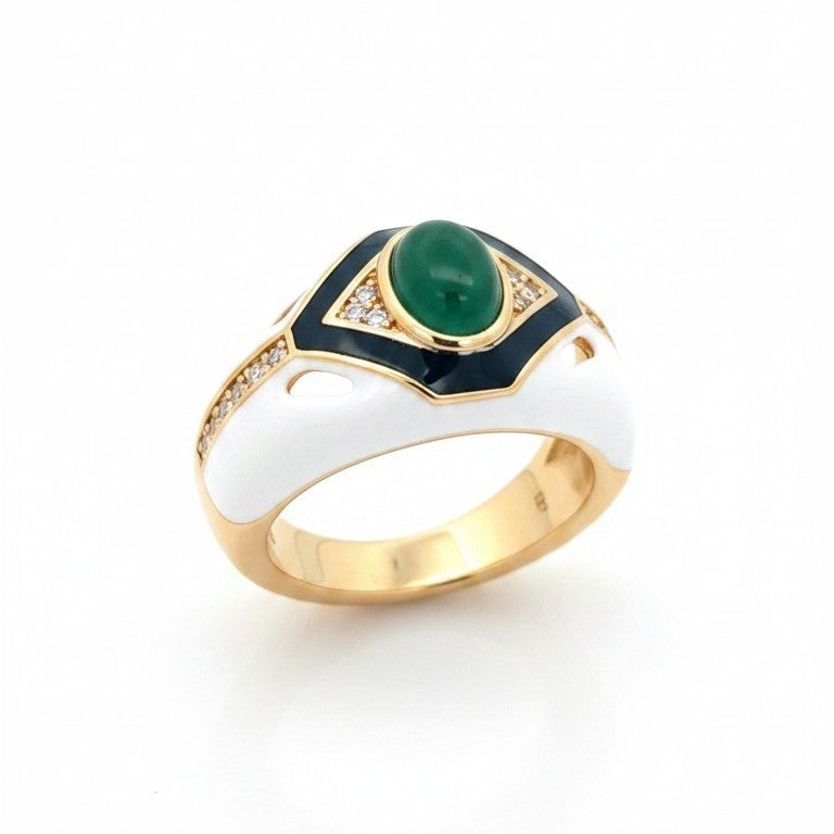 Contrarie Ring with Sea Shell and Starfish Sea Accessories, in STAINLESS steel