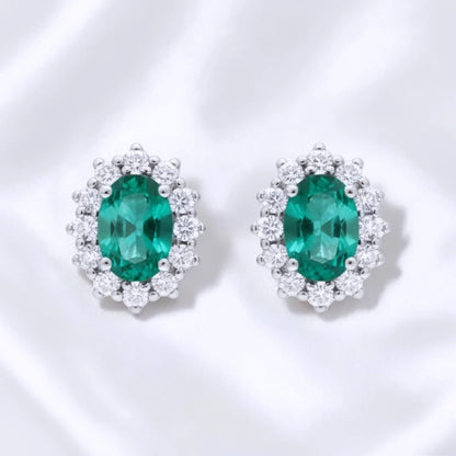 Orecchini Kate Paraiba 5A, in ARGENTO S925