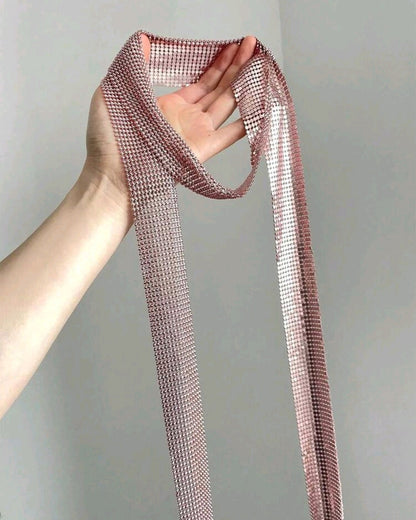 Collana Sciarpina Lurex, ultra brillante