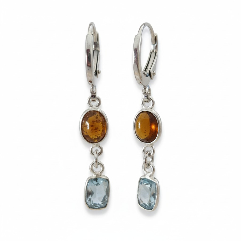 Kate Square Earrings, Luxury in S925 Silver