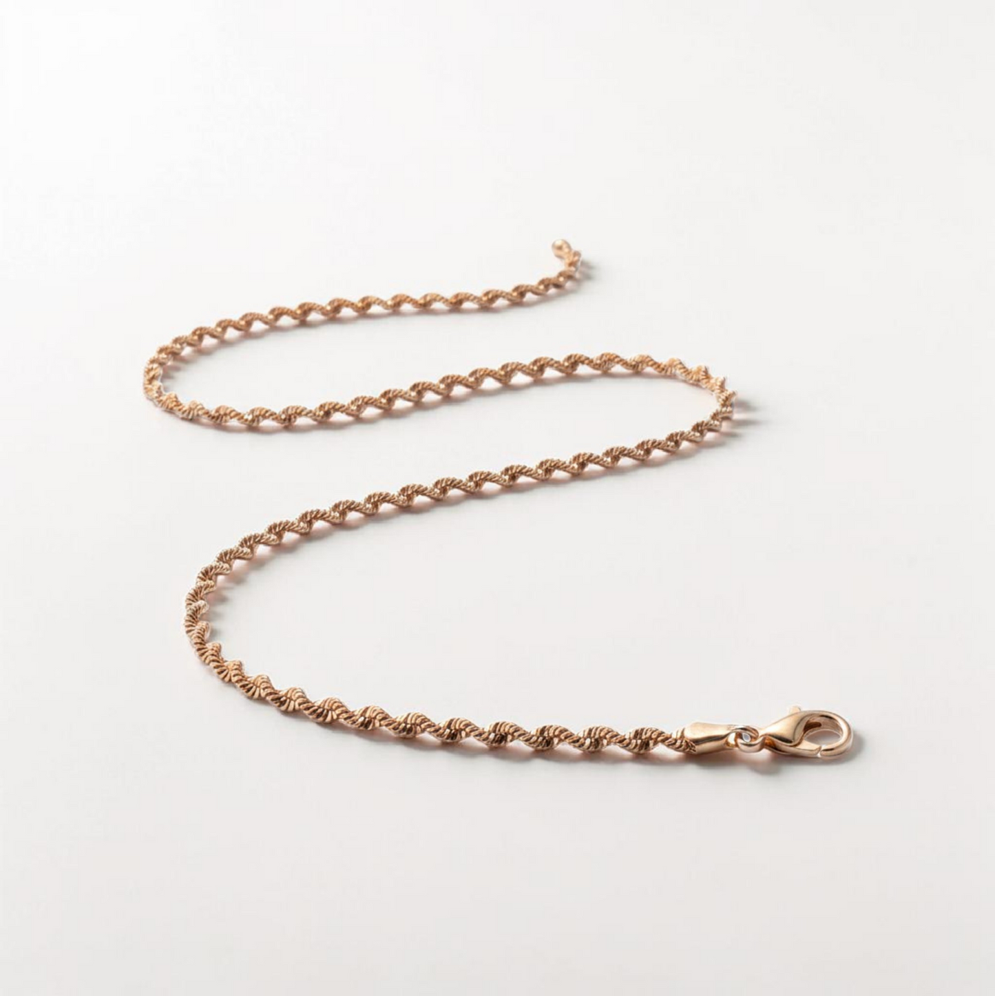 Collana Torcion 3.2mm, Argento S925
