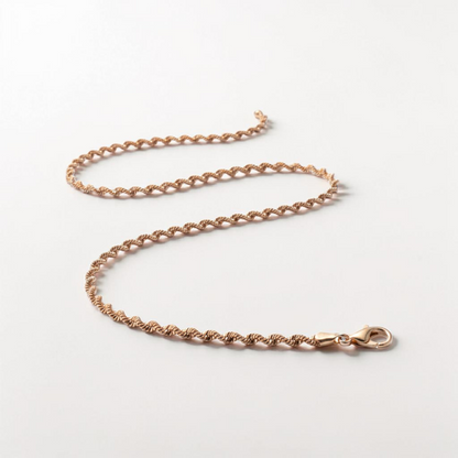 Collana Torcion 3.2mm, Argento S925