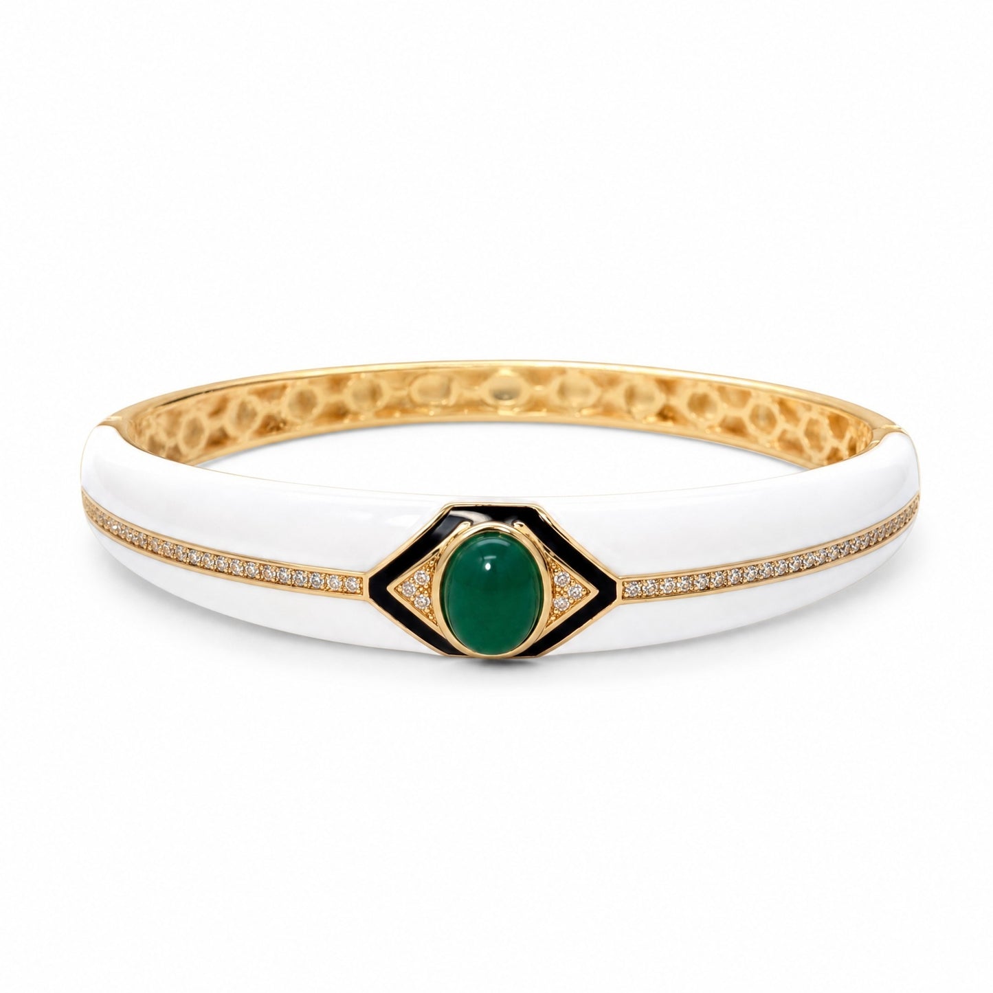 Bracciale Rigido modello ATENA, in ACCIAIO inox ed Ottone Inossidabile