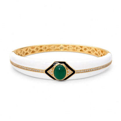 Bracciale Rigido modello ATENA, in ACCIAIO inox ed Ottone Inossidabile
