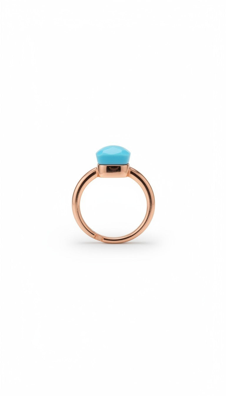 White Zircon Heart Ring - Elegant