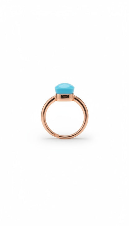 White Zircon Heart Ring - Elegant