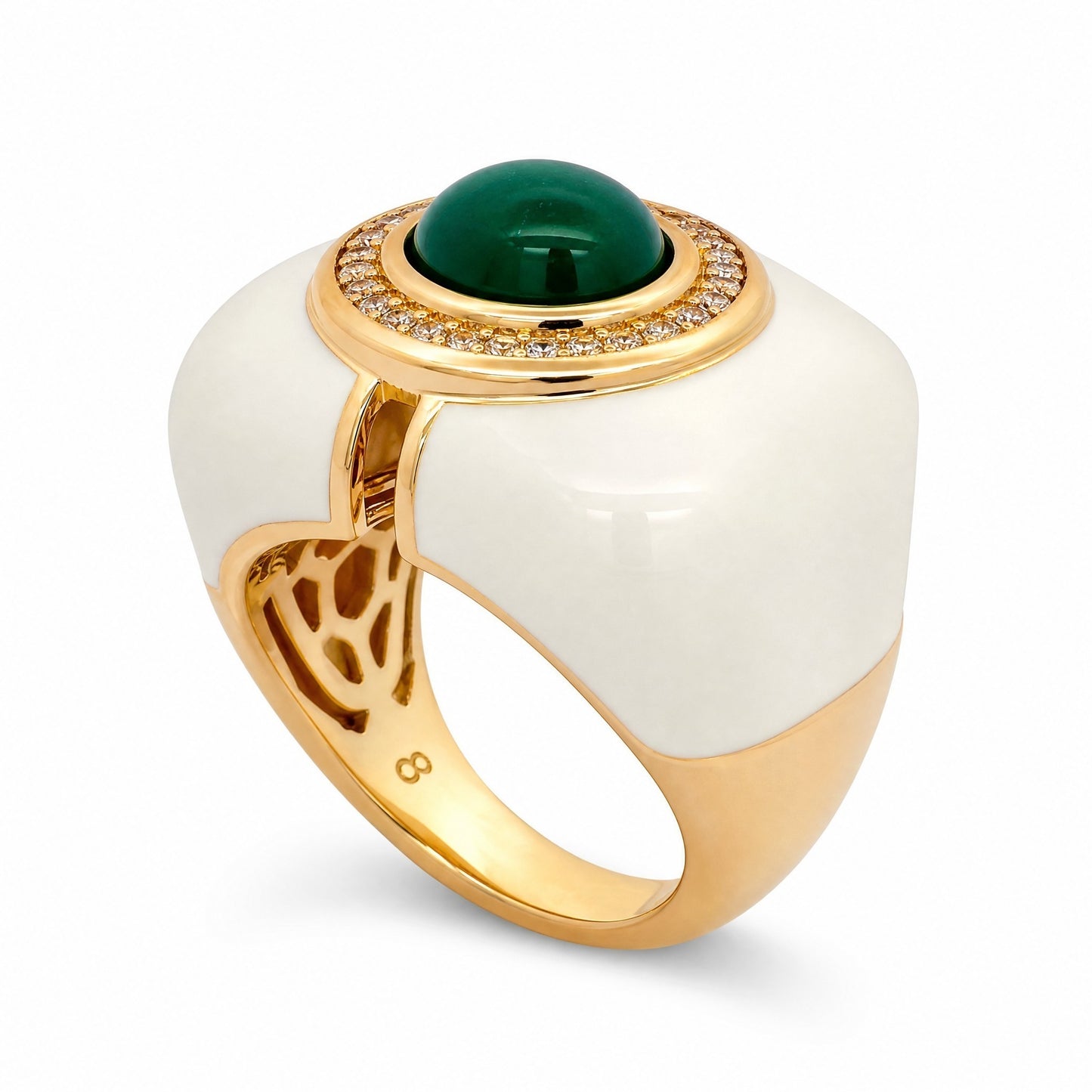 Contrarie Ring with Sea Shell and Starfish Sea Accessories, in STAINLESS steel