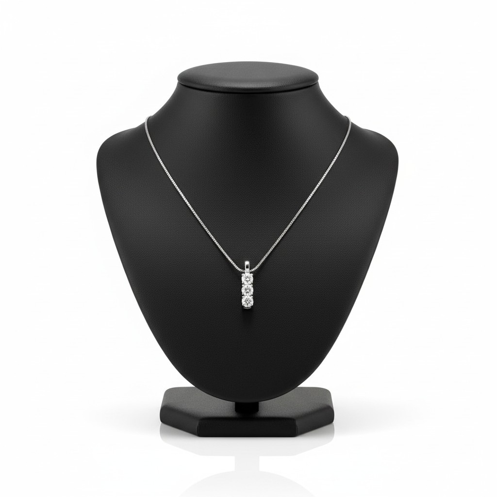 4-Petal Flower Ring, in S925 Silver and Zircons