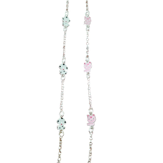 Braccialetto Bimbi Cagnolino, Gattino, Argento S925