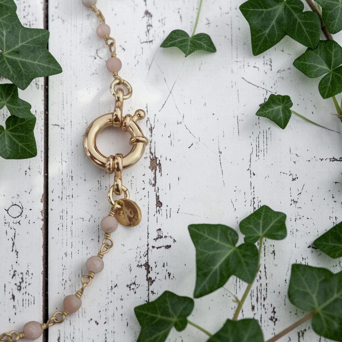 Collana con Chiusura a Vista - pietre naturali e Argento s925