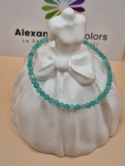 Bracciali con Pietre Naturali Colori Freddi, Argento s925, Produzione Propria