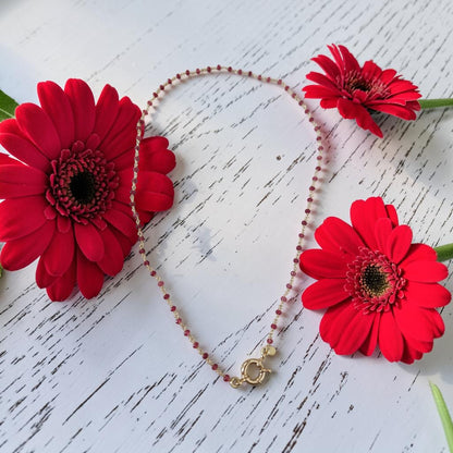 Collana con Chiusura a Vista - pietre naturali e Argento s925