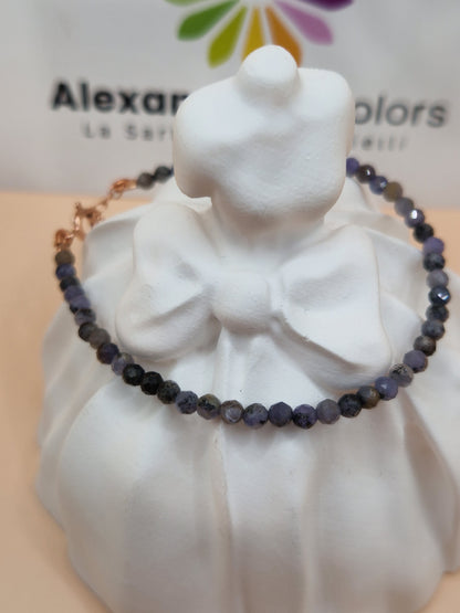 Bracciali con Pietre Naturali Colori Freddi, Argento s925, Produzione Propria