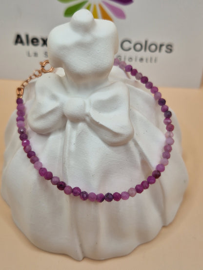 Bracciali con Pietre Naturali Colori Caldi, Argento s925, Produzione Propria