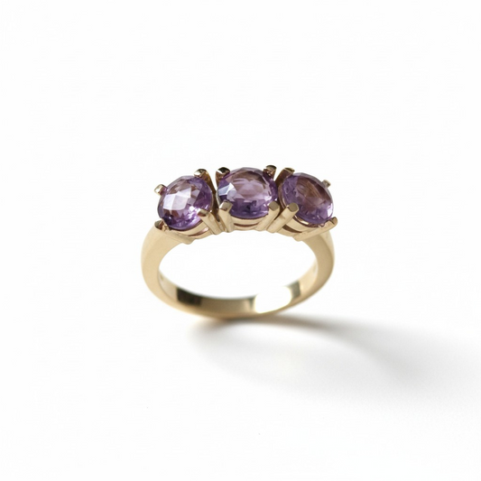 Anelli Trilogy 6mm, Pietre Naturali e Argento s925